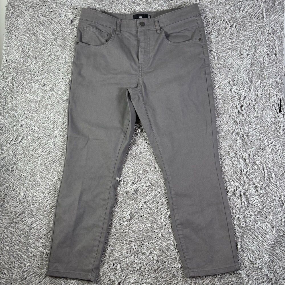 Under510 Chino Pants Mens 32/25 Gray Stretch Golf Preppy Business Workwear